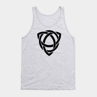 Trinity Celtic Knot In Black Tank Top